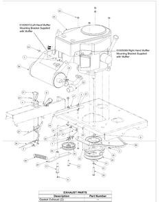 Kawasaki Engine Assembly Diagram and Parts List for M48-KWS 53AB5D4M150-17-HP Cub Cadet Lawn Tractor